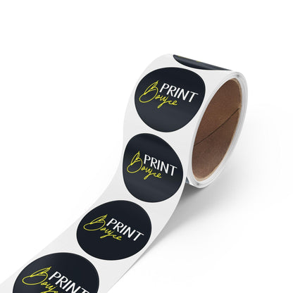 Round Sticker Label Rolls - Print Boujee