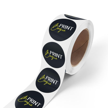 Round Sticker Label Rolls - Print Boujee