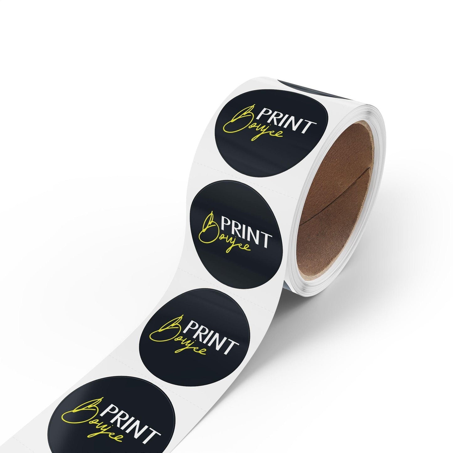 Round Sticker Label Rolls - Print Boujee